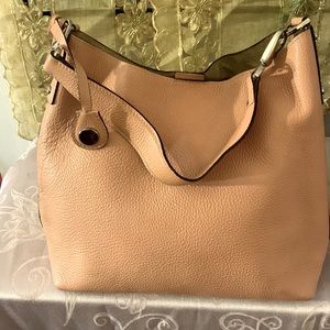 Dooney and Bourke satchel purse with gold hardware